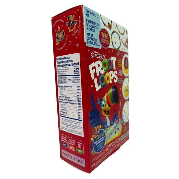Make It Real: Kellogg's Froot Loops Jewelry Kit “Not Food” - Picture 3 of 5